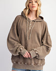 Mineral Wash Peace Pullover