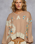 Peace Love Hooded Top