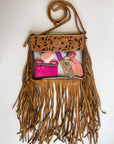 Western Boho Concert Clear Crossbody
