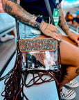 Western Boho Concert Clear Crossbody