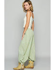 Eyelet Gauze Pants