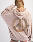 Mineral Wash Peace Pullover