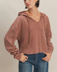 Dani Waffle Knit Hoodie