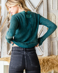 Kara Henley Waffle Knit