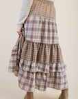 Aubrey Vintage Plaid Skirt