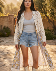 Vintage Floral Duster