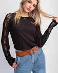Giselle Lace Long Sleeve knit