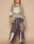 Soft Flower Sweater