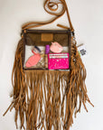Western Boho Concert Clear Crossbody