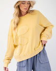 Desert Flower Patched Pullover