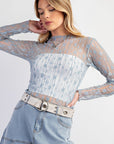 Floral Lace Long Sleeve