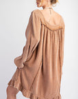 Gauze Ruffle Dress