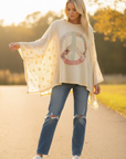 Peace Poncho Top
