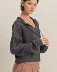 Dani Waffle Knit Hoodie