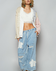 Aminah Patched Cardigan