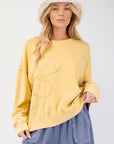 Desert Flower Patched Pullover