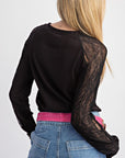 Giselle Lace Long Sleeve knit