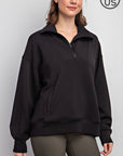 Plus Scuba Quarter Zip Pullover