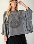 Peace Poncho Tunic