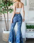 Ebony Starburst Ruffle Flares