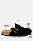 Mesa Buckle Slip-On Mules