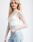 Oh My Lux Lace Layering top