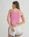Mineral Wash Square Neck Tank