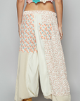 Boho Floral patchwork pants