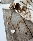 Multi Charm Heart Necklace