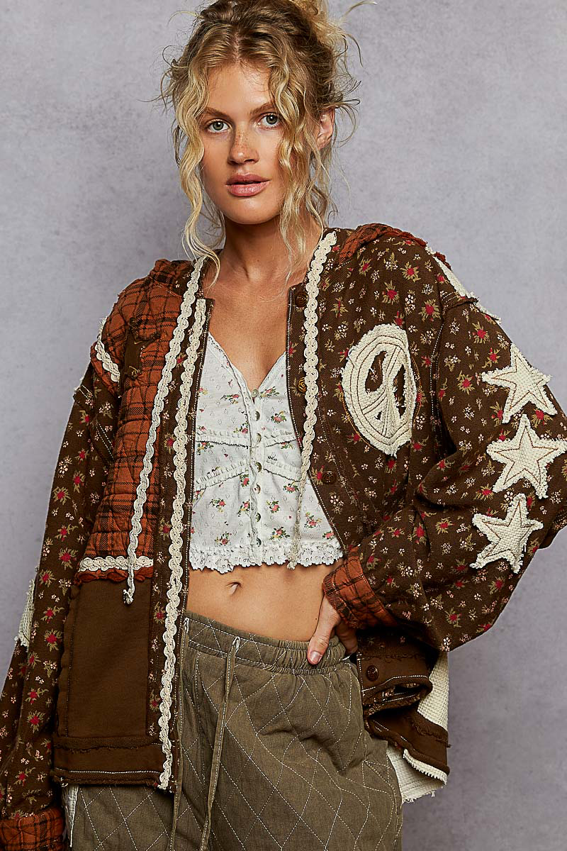 Daydreamer Patchwork Jacket – Purple Cactus Boutique