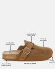 Mesa Buckle Slip-On Mules