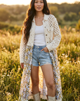 Vintage Floral Duster