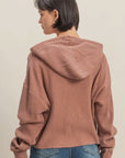 Dani Waffle Knit Hoodie