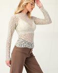 Floral Lace Long Sleeve