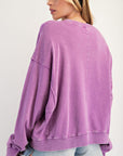 Desert Flower Patched Pullover