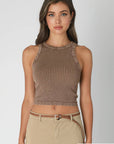 Vintage Wide Ribbed Tank Top