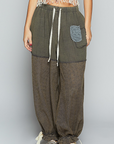 Eyelet Gauze Pants