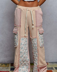 Let’s Meet Up Printed Quilted Pants