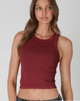 Vintage Wide Ribbed Tank Top