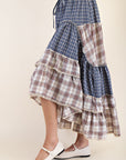 Aubrey Vintage Plaid Skirt