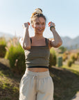 Mineral Wash Square Neck Tank