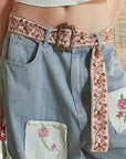 Vintage Floral Belt