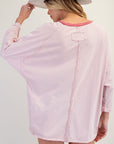 Wild Horses 3/4 Oversized Teeh