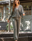 The Delia Sweater Set - Celadon Green