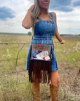 Western Boho Concert Clear Crossbody