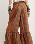 Spiced Chai Ruffled Pants