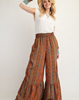 Spiced Chai Ruffled Pants