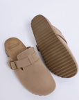 Mesa Buckle Slip-On Mules