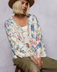 Jasmine Floral Sweater Cardigan