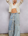 Addison Denim Patched Pants